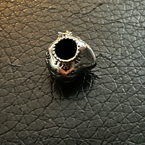 Authentic Pandora Silver Skull Charm - Picture 5 of 5